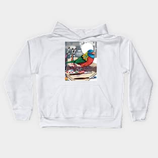 Painted Bunting Kids Hoodie